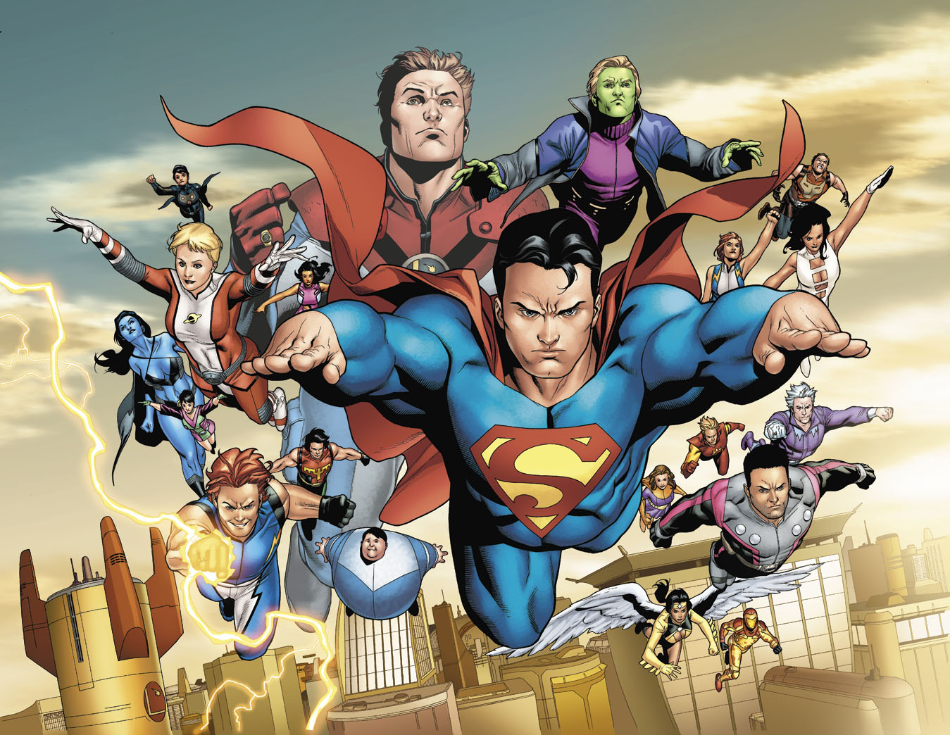 Legion Of Super Heroes Puter Wallpaper Desktop Background