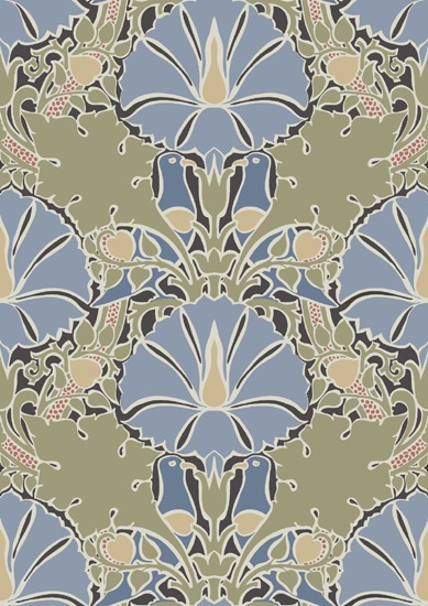 The Saladin Charles Voysey Wallpaper Morton Sundour Fabrics