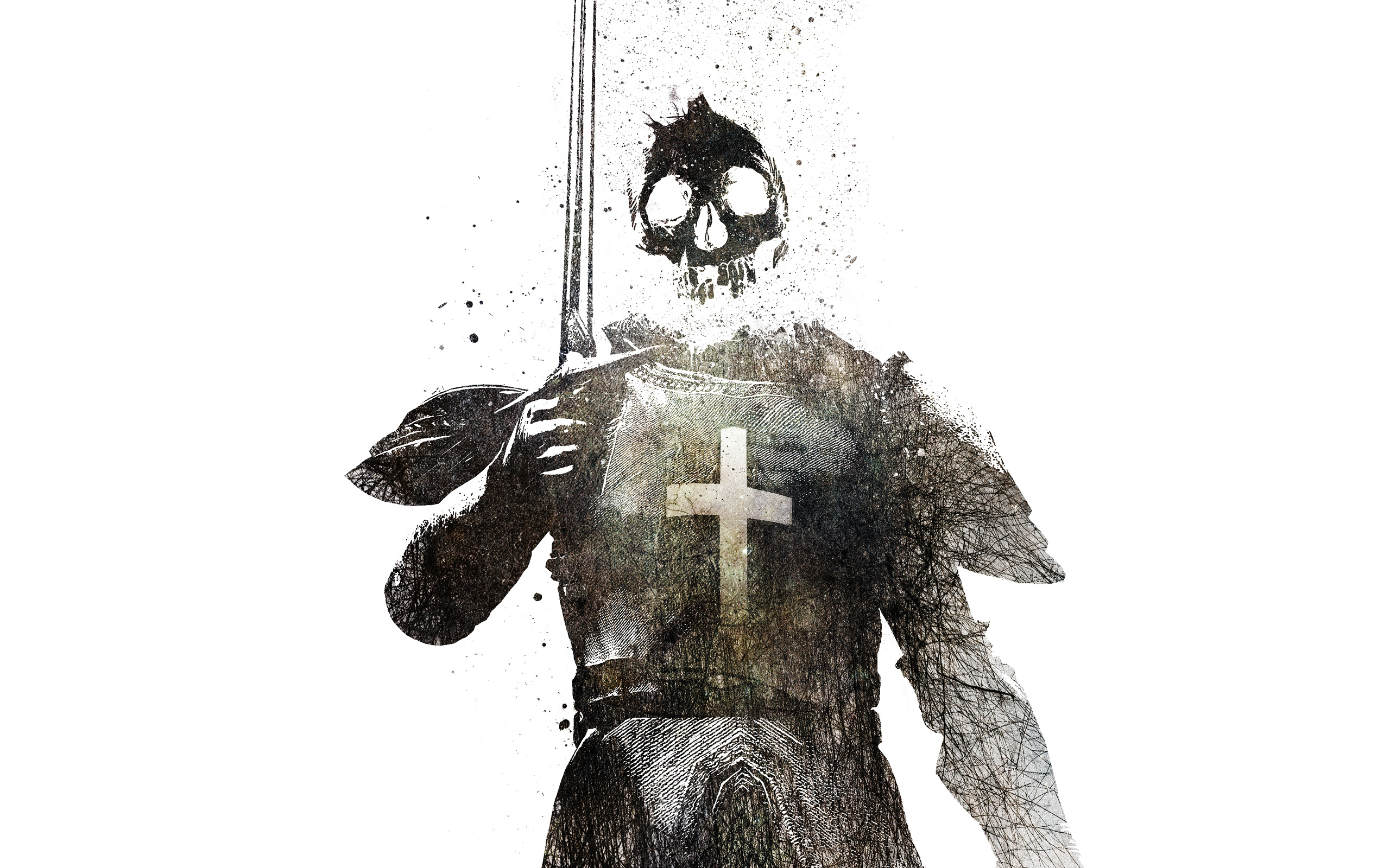 Skeleton Crusader HD Wallpaper