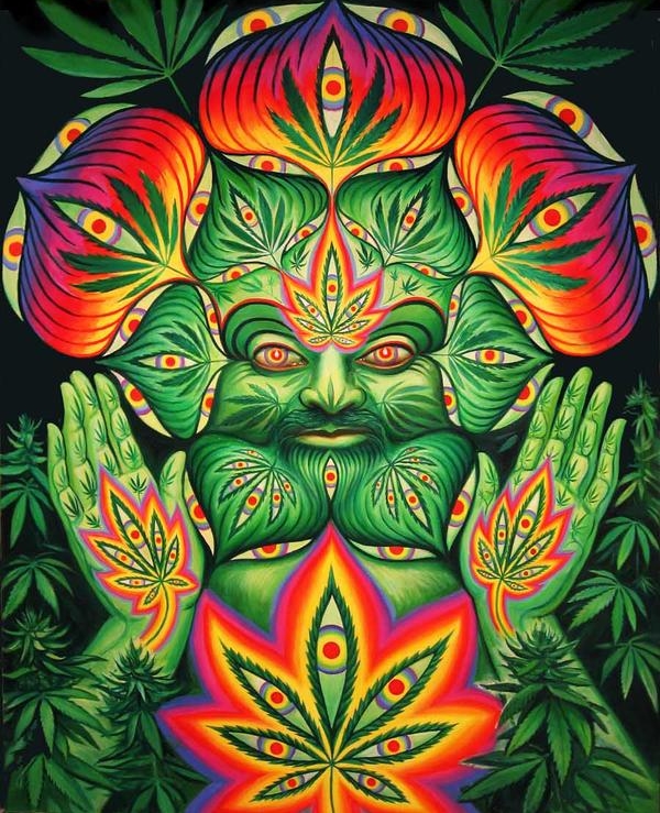 Years Ago Weed Psychedelic Art Trippy Cool High Res