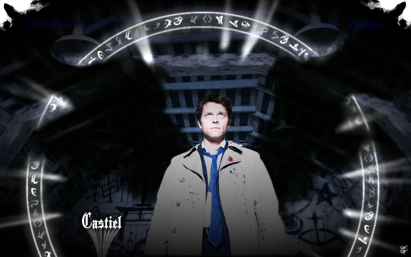 Angel Of The Lord Castiel Wallpaper