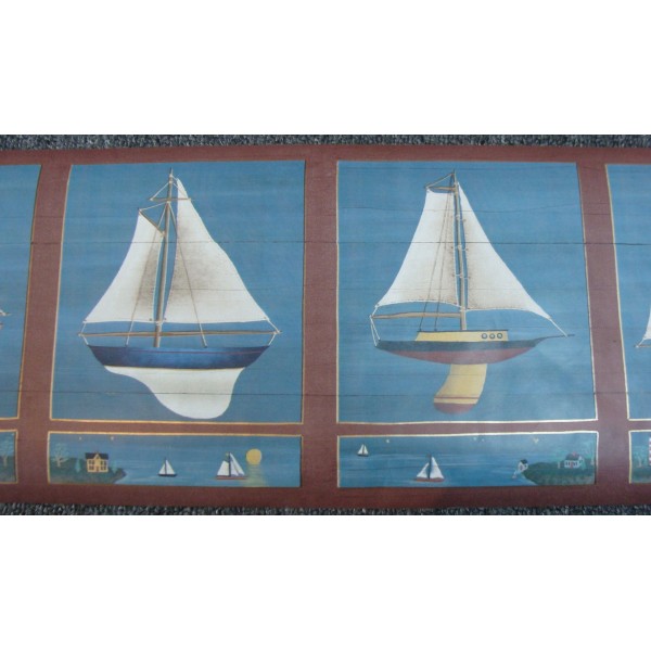 Yachts Nautical Wallpaper Border Brokers Melbourne