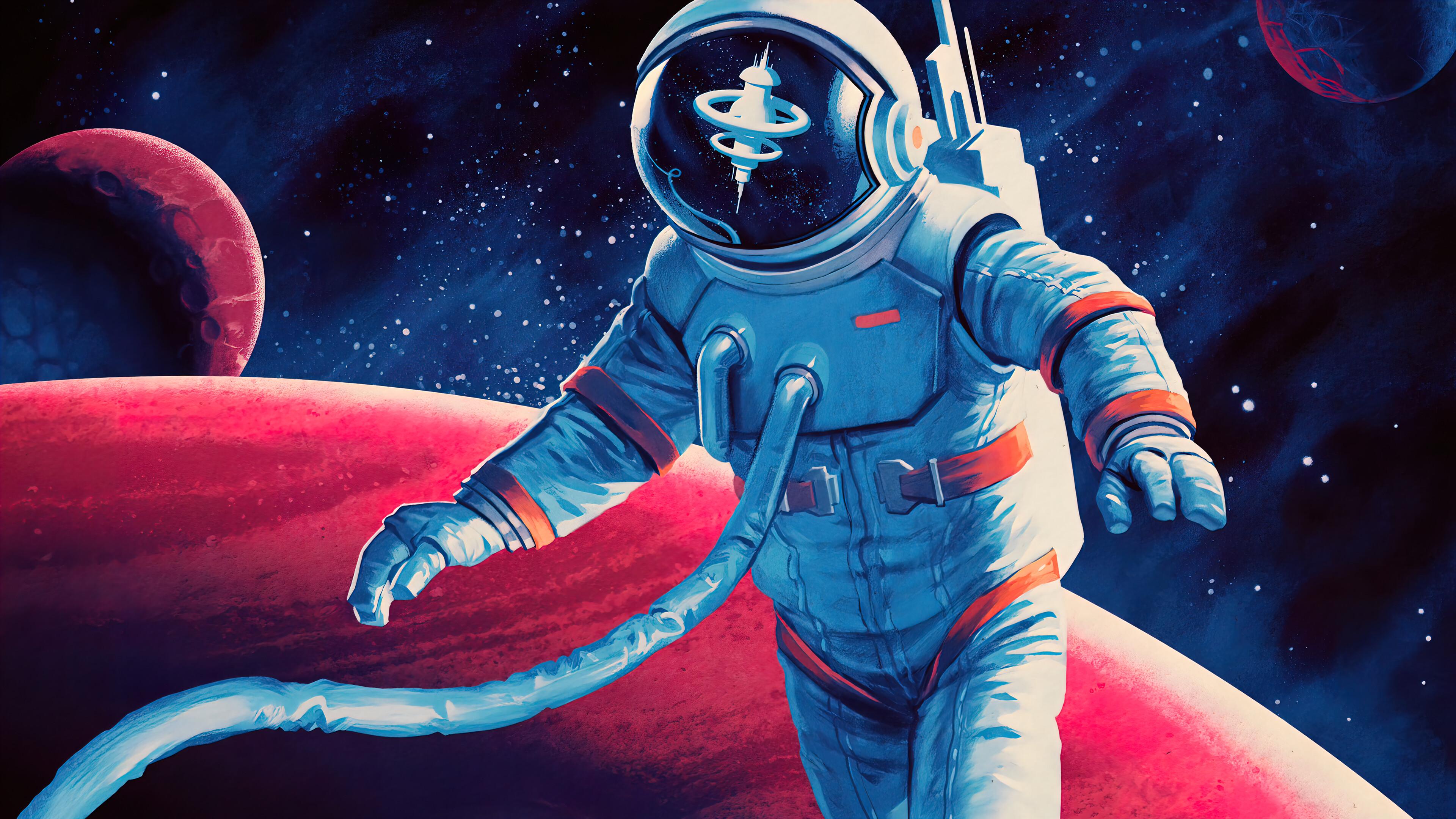 Astronaut Space 4k Phone iPhone Wallpaper 6310b