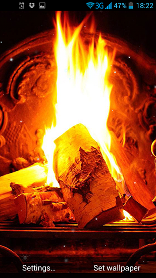 Fireplace Live Wallpaper For Android