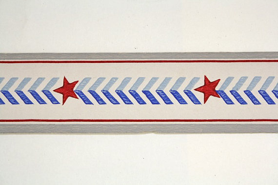 Wallpaper Border Trimz Red White And Blue Stars Stripes