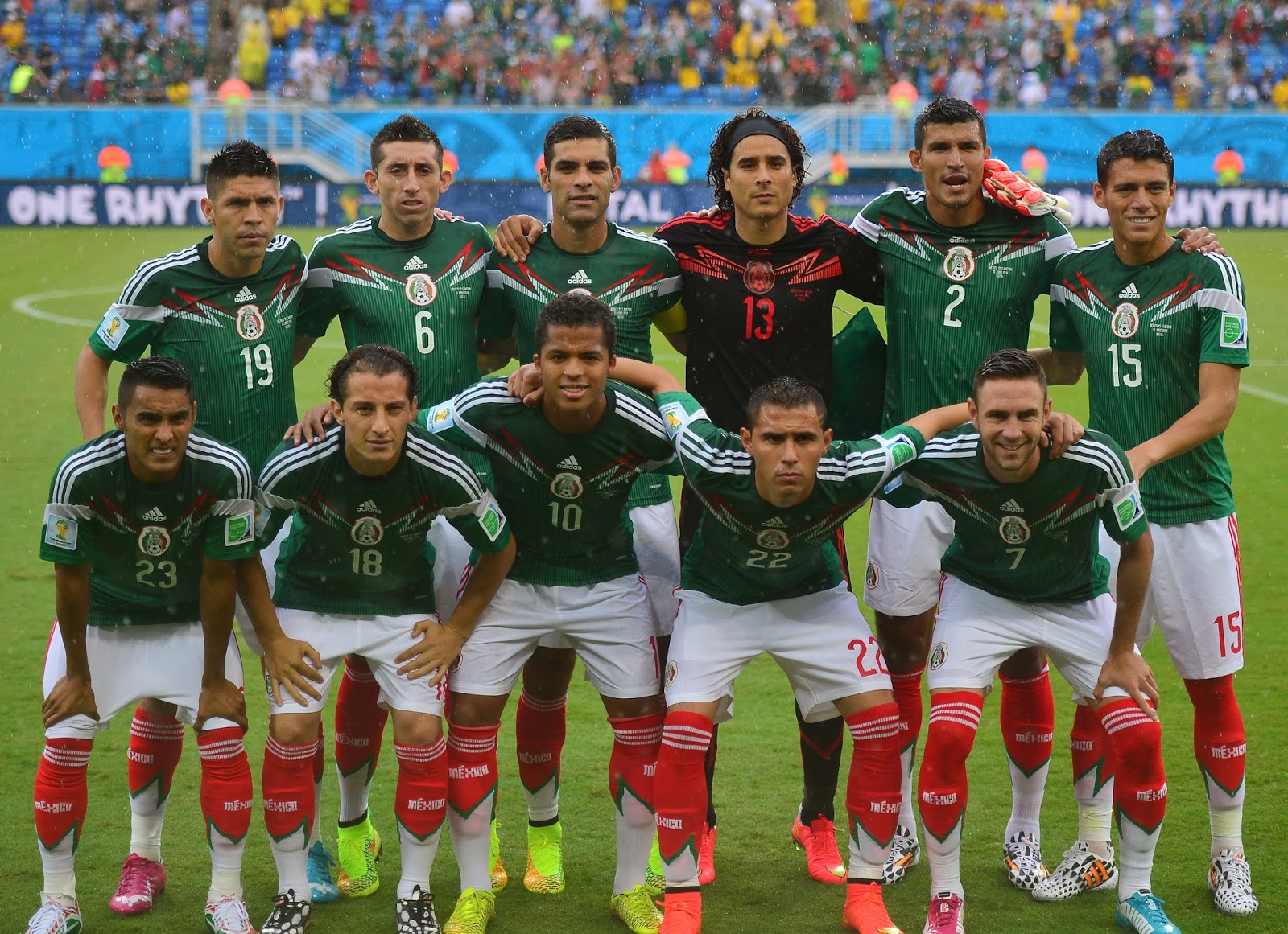 Football Group A Mexico Captain Squad Vs Cameroon