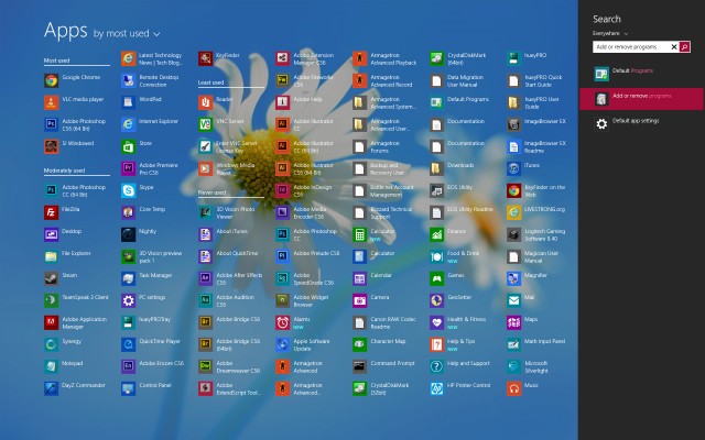 Searching In The New Windows Apps