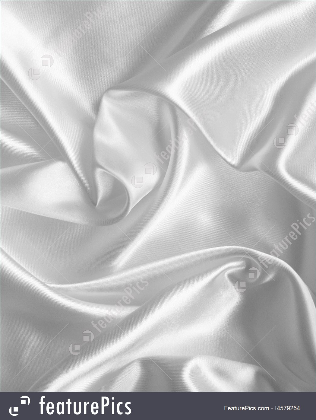 Smooth Elegant White Silk Or Satin Texture As Wedding Background