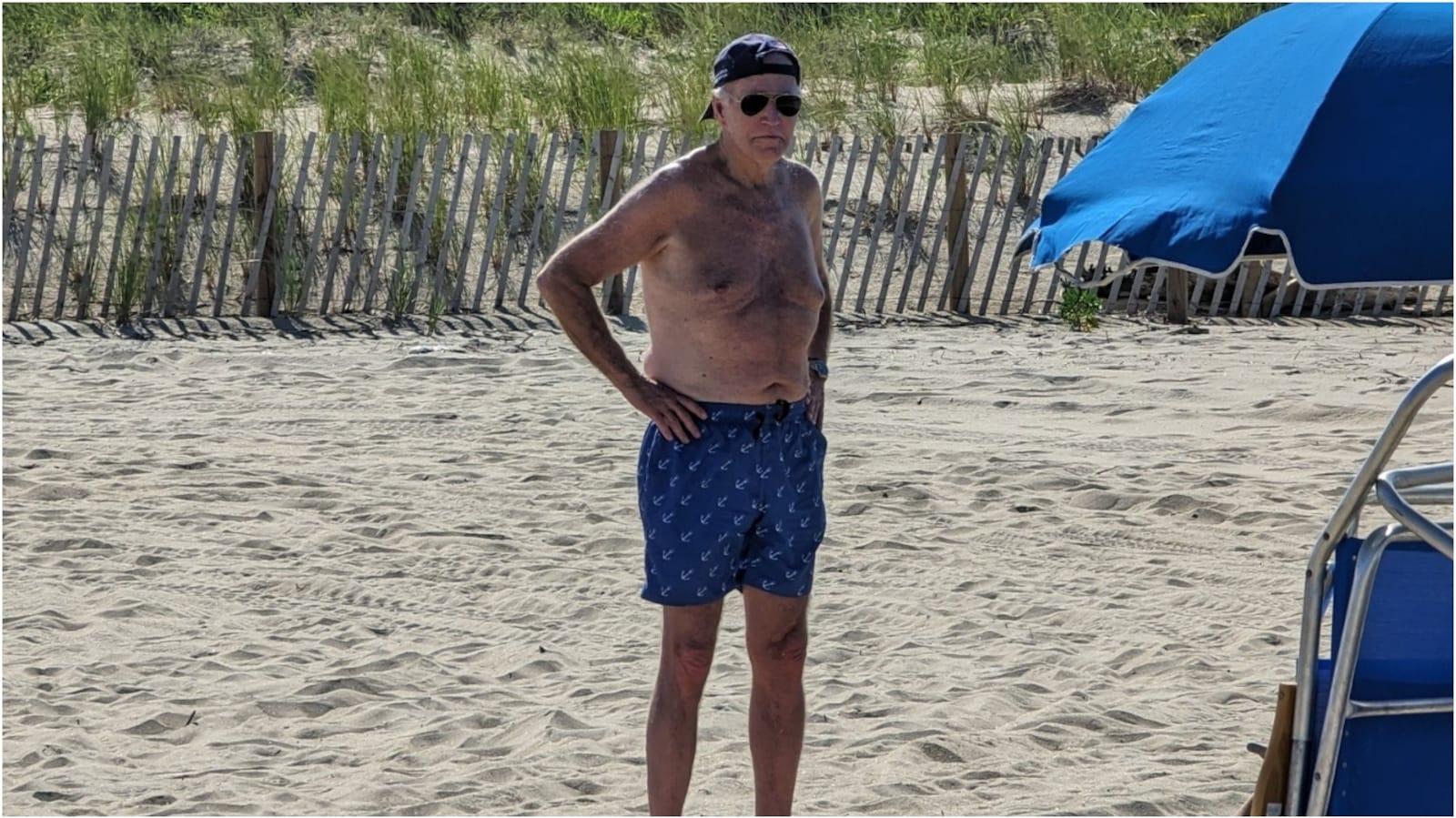 Joe Biden goes shirtless on US beach Viral pics