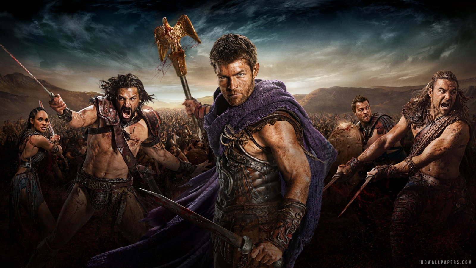 Spartacus Blood And Sand Tv Series HD Wallpaper IHD