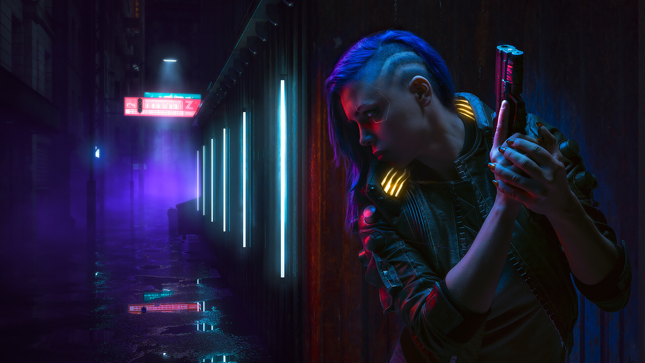 Cyberpunk Art 1440p Resolution HD 4k Wallpaper Image Photos And