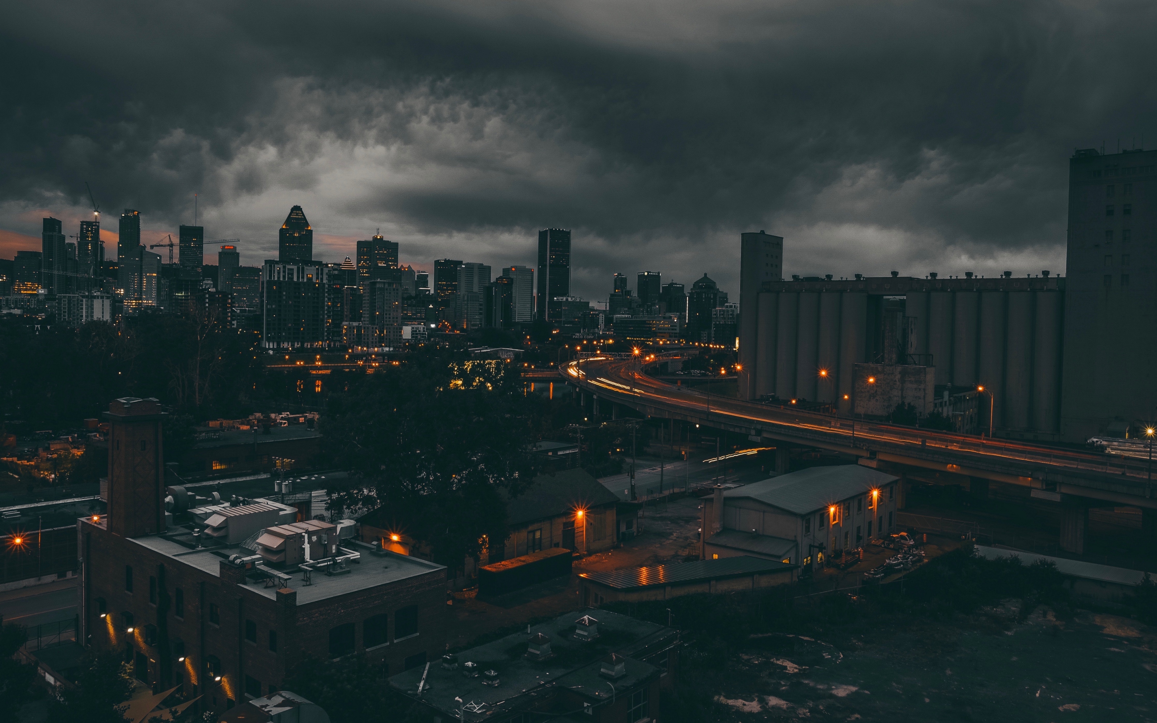 Anime Night City Wallpaper