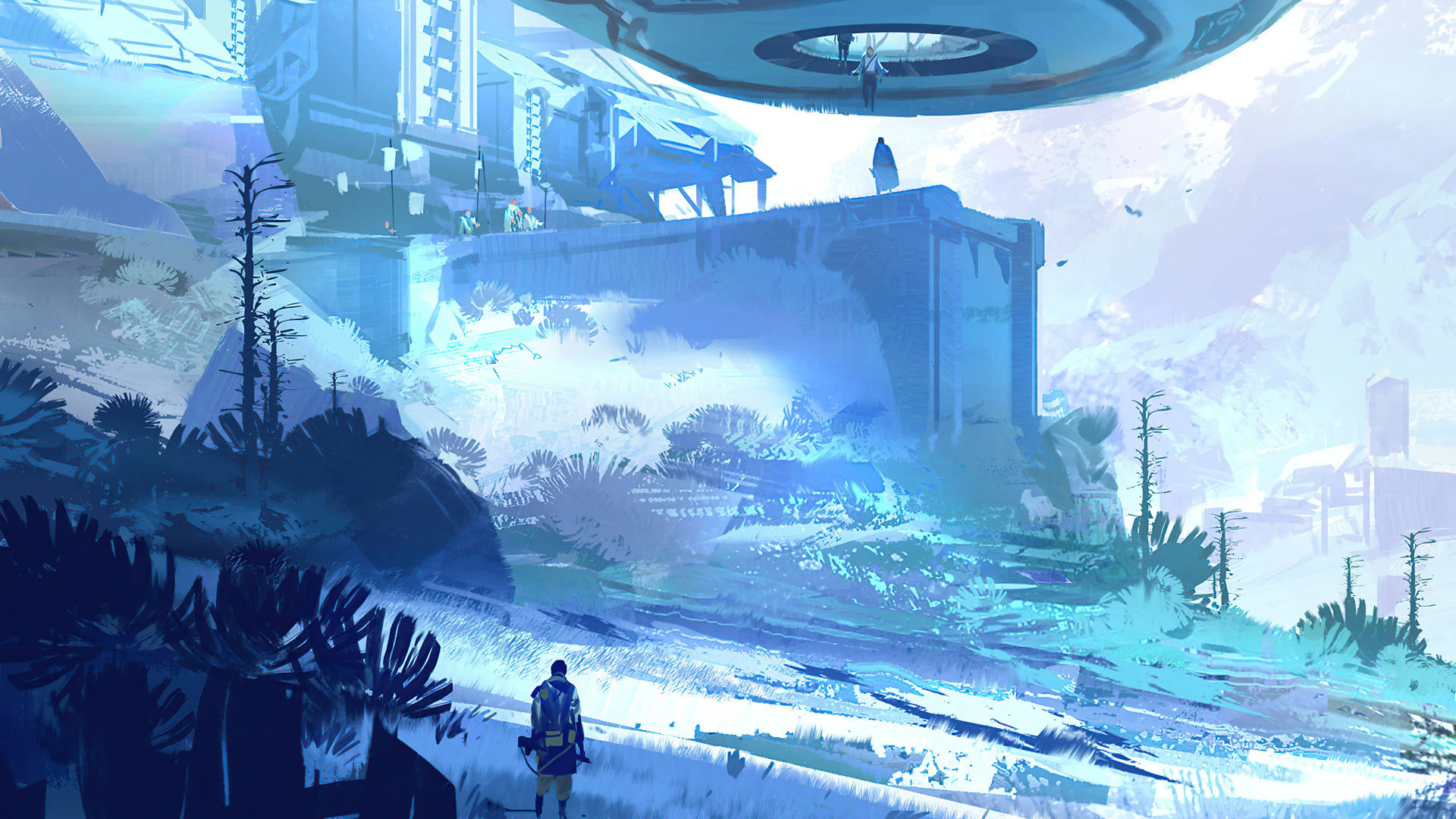 Sci Fi Landscape Wallpaper
