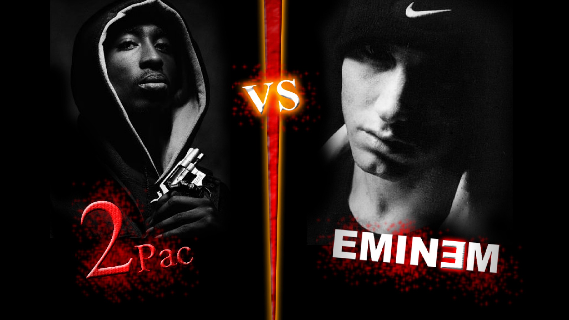 2pac Vs Eminem Wallpaper HD