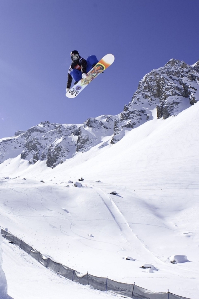 Snowboard iPhone Wallpaper