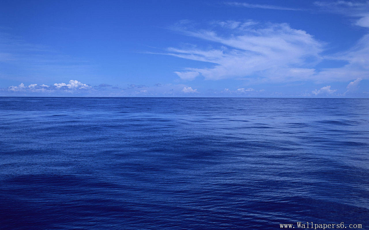 landscape wallpapers blue ocean and blue sky blue ocean and blue