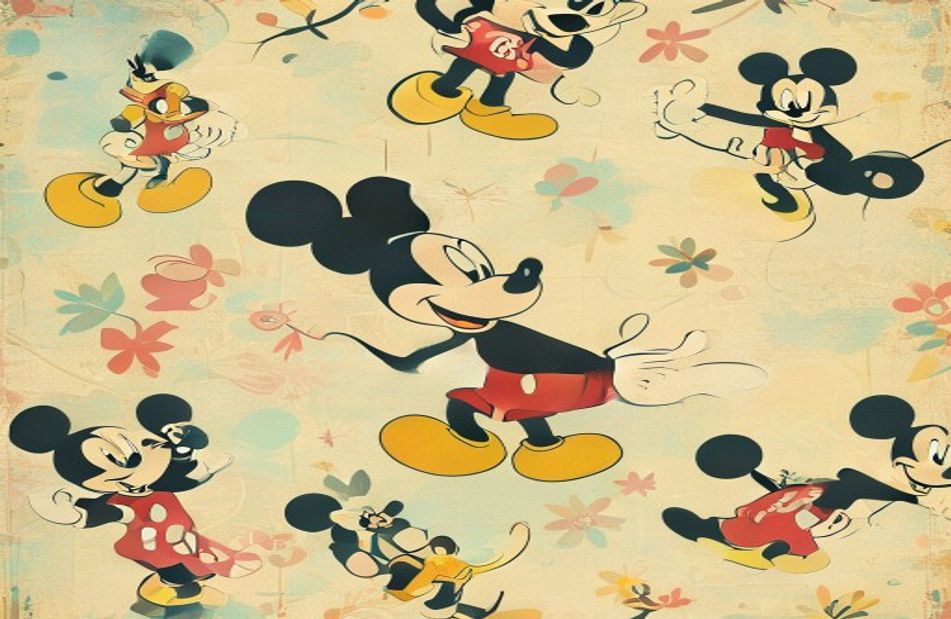 Vintage Mickey Mouse Wallpaper