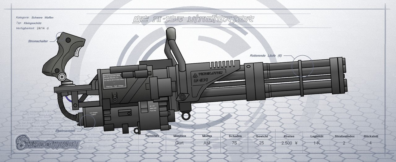 Vindicator Minigun From Sr By Biometal79
