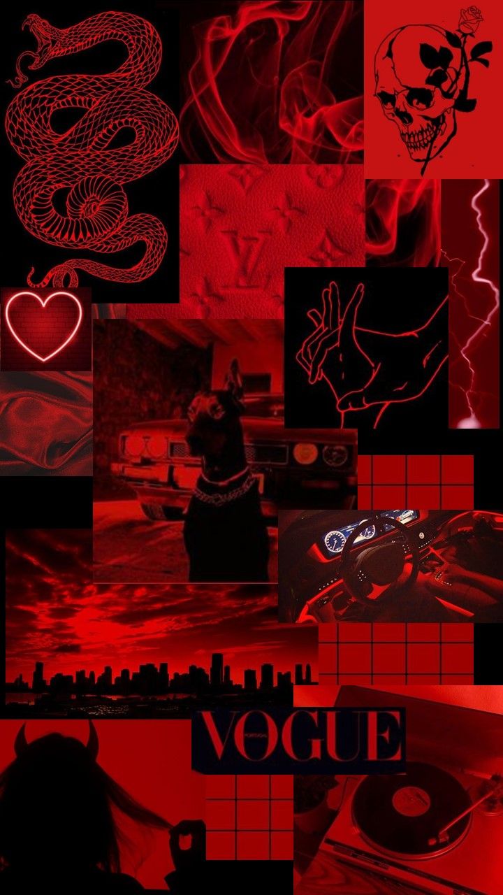 Red And Black Aesthetic Wallpaper