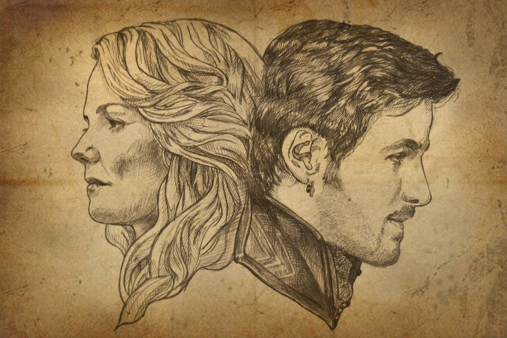Once Upon A Time Wallpaper Hook And Emma