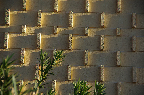 Decorative Concrete Block Wall Cinderblock