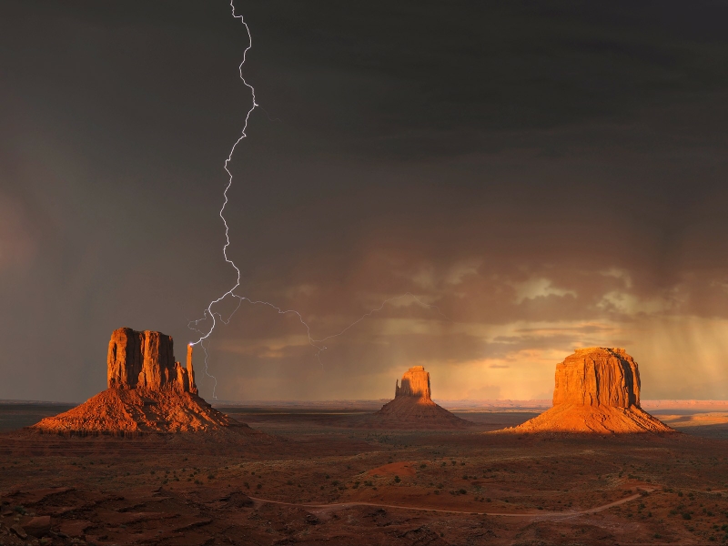Utah Monument Valley Parks Navajo Architecture Monuments HD Wallpaper