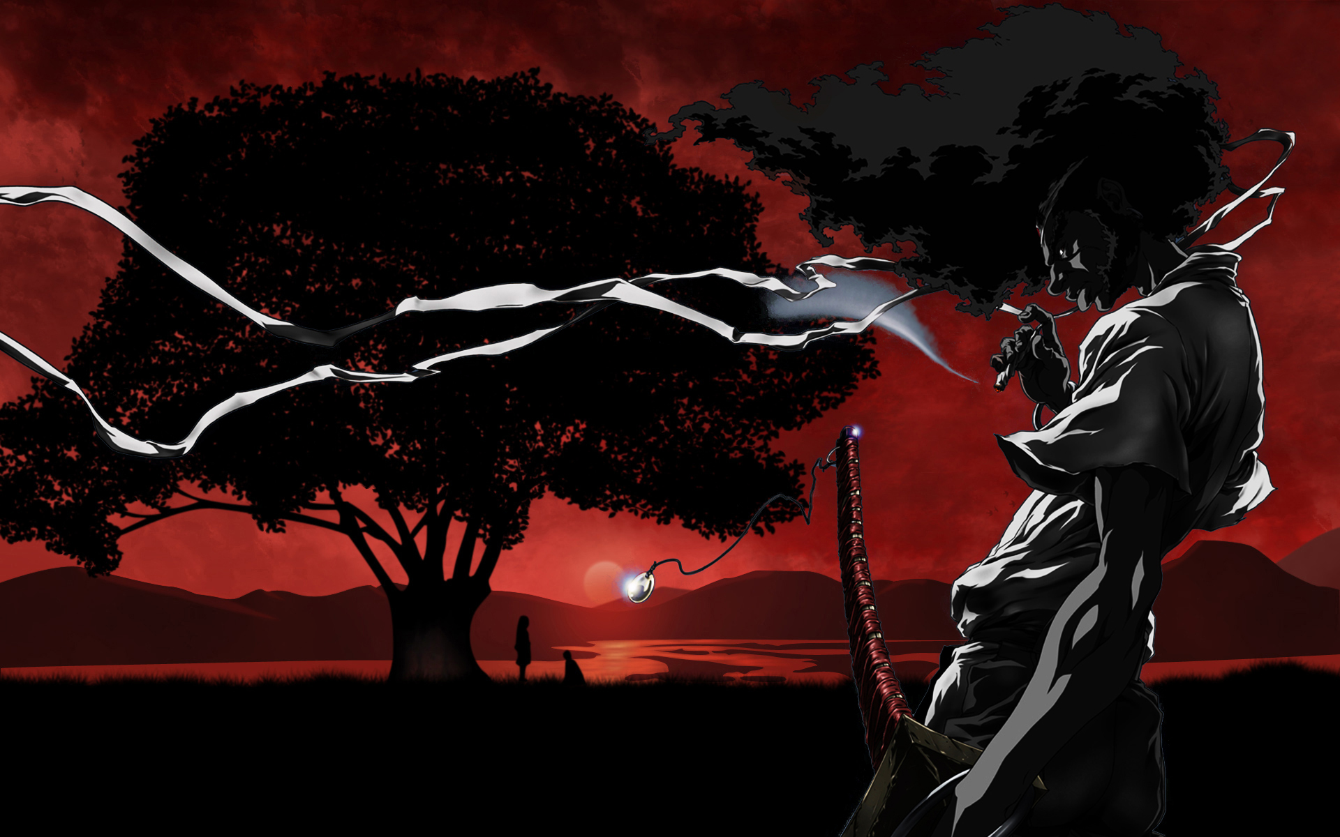 Afro Samurai Wallpaper Sundown Myspace Background