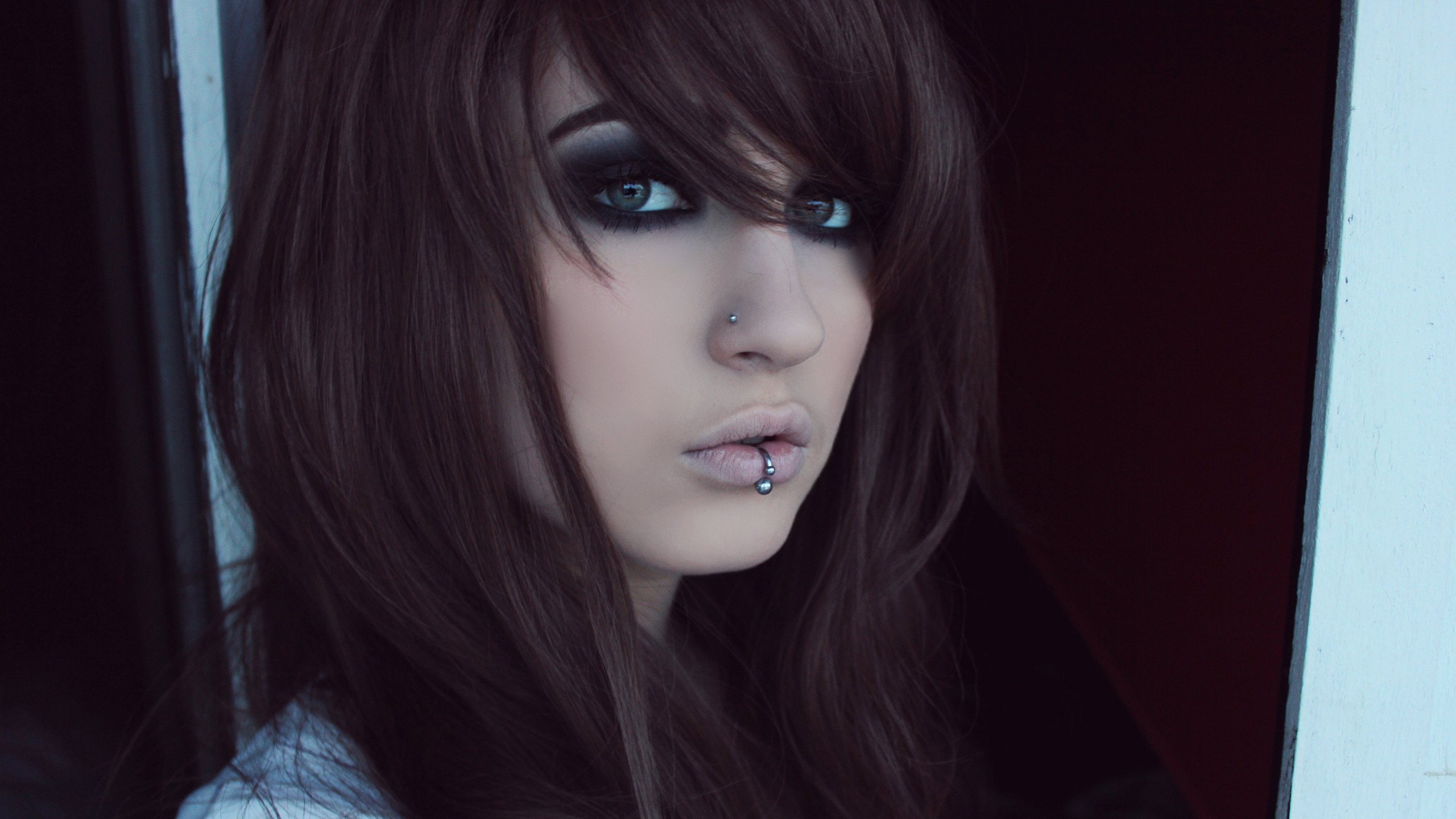 Wallpaper Face Piercing Girl Makeup Mac Imac
