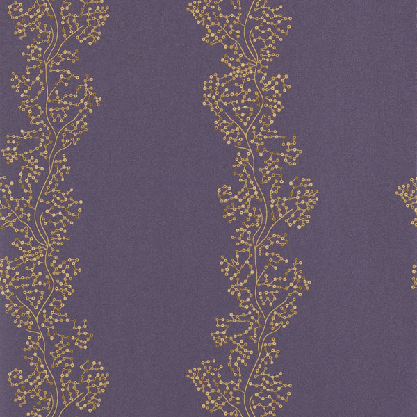Sanderson Sparkle Coral Wallpaper   Gold Purple 213037