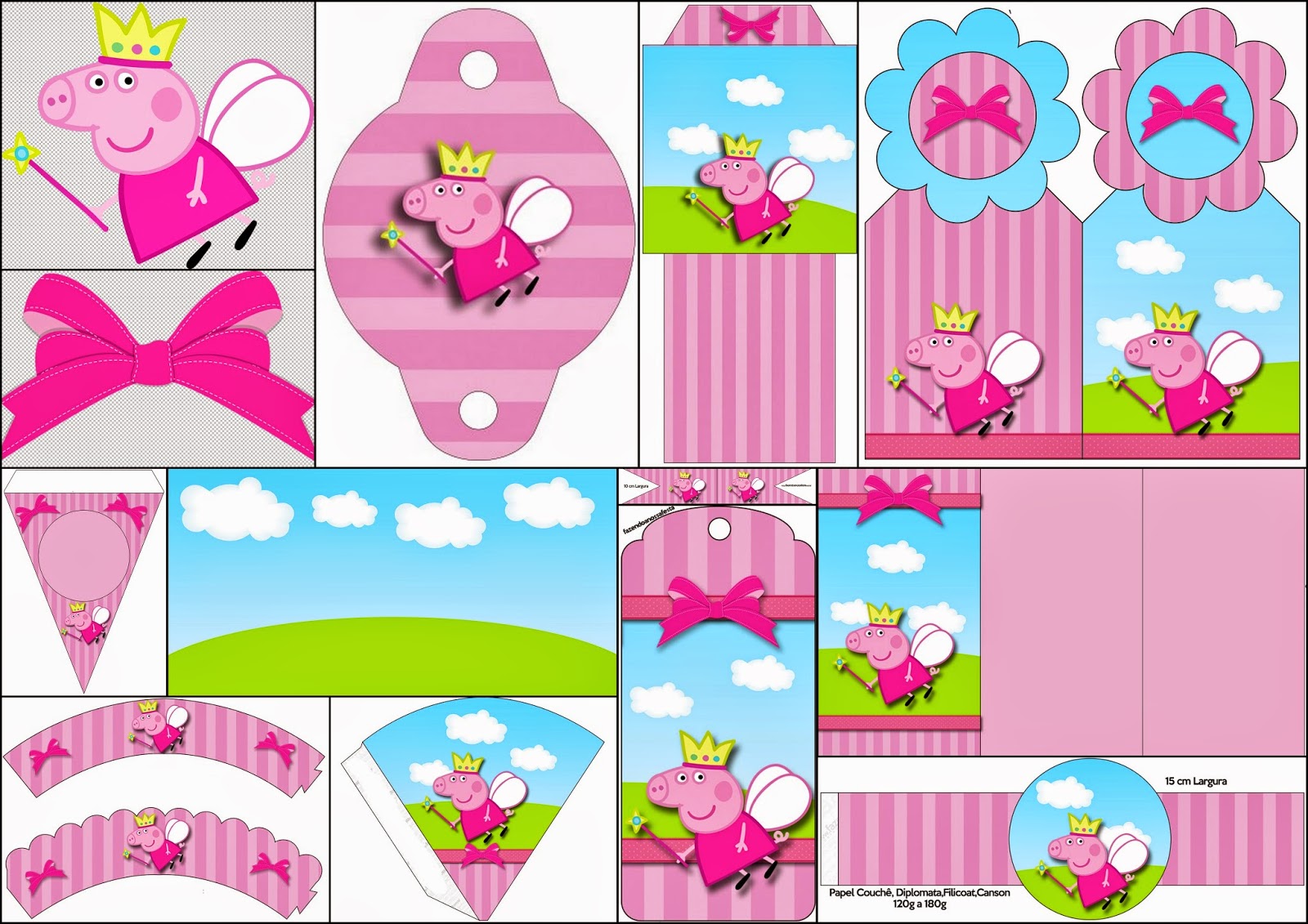Peppa Pig Fairy Party Printables Image And Background Oh