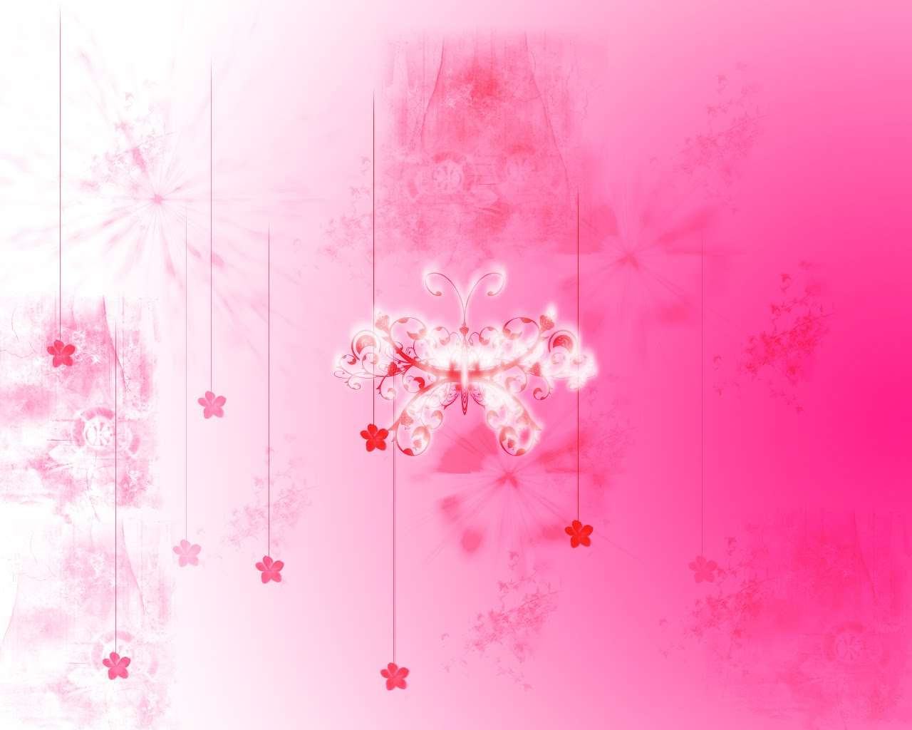 Pink Heart Wallpaper HD Background Beautiful Girly