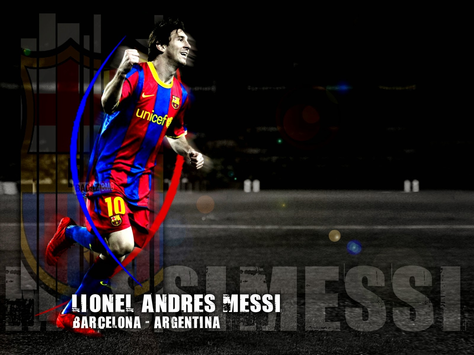 Football Lionel Andres Messi HD Action Widescreen Wallpaper Pictures