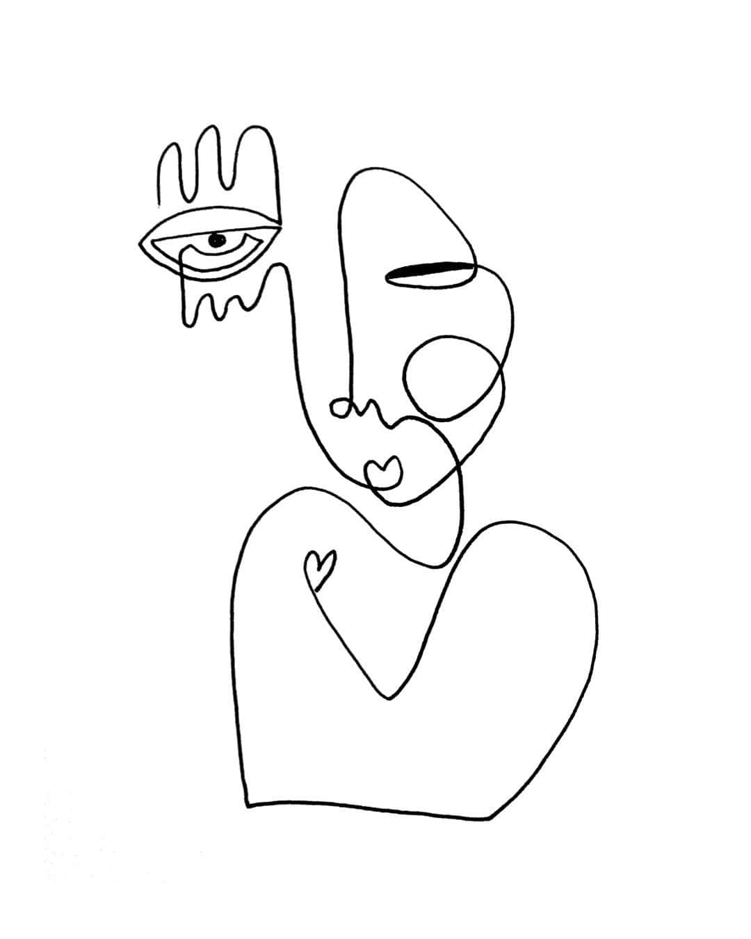 Line Art Wallpaper