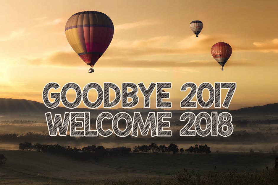 Goodbye 2017 Welcome 2018 New Year Wishes Images SMS and