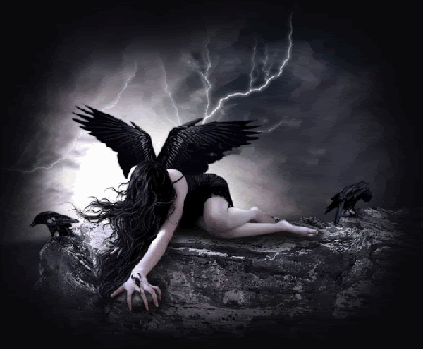 Gothic Fallen Angel Photo