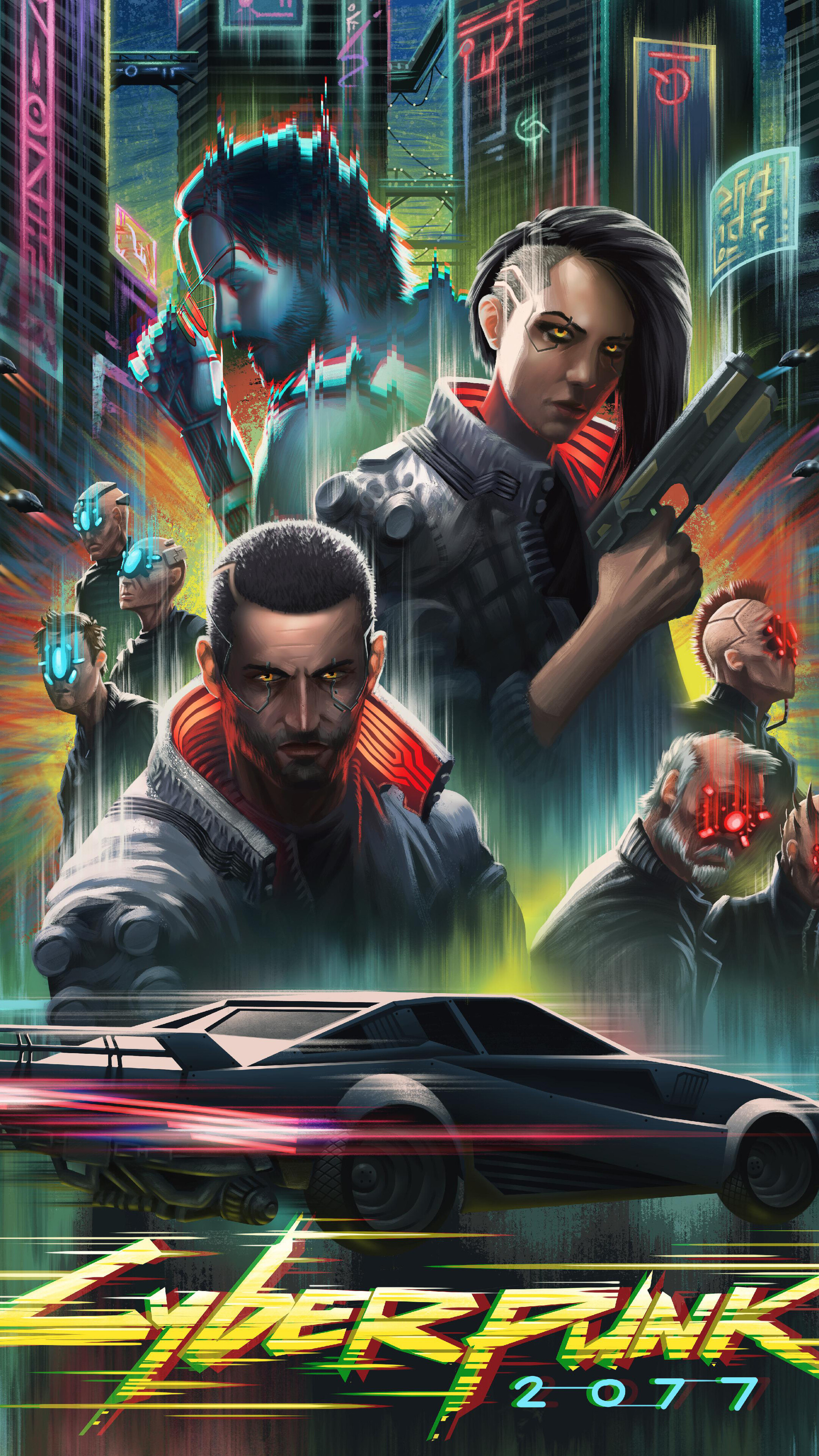 Cyberpunk 2077 New 2020 Game Poster 4K Ultra HD Mobile Wallpaper