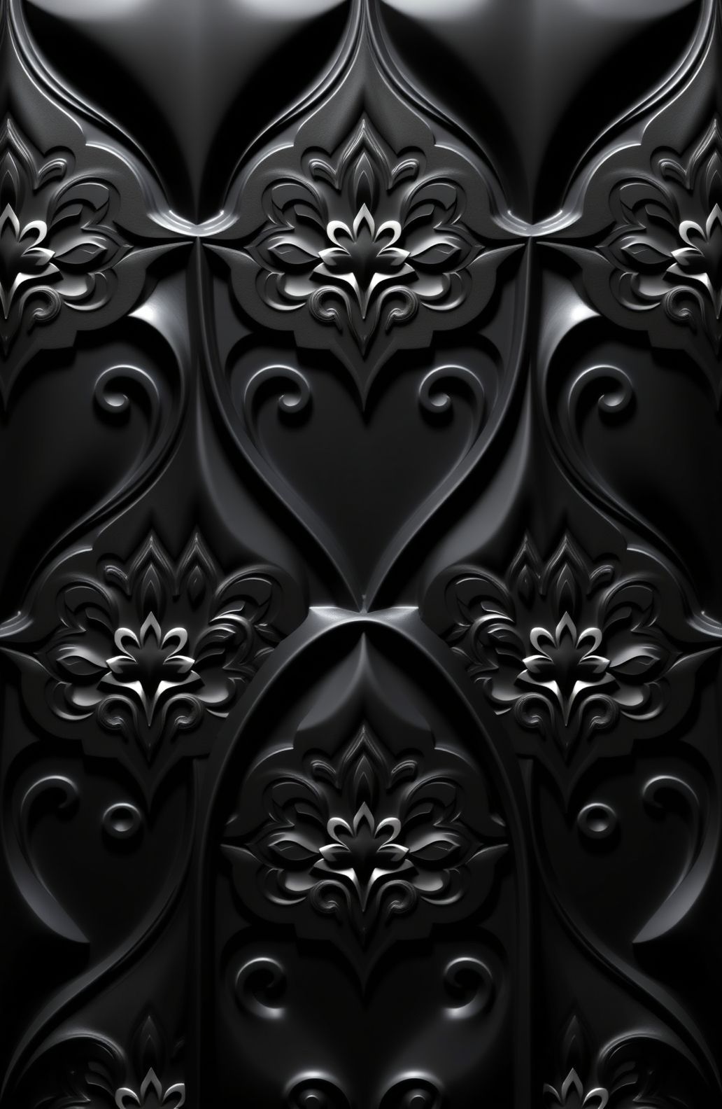 3d Black Wallpaper