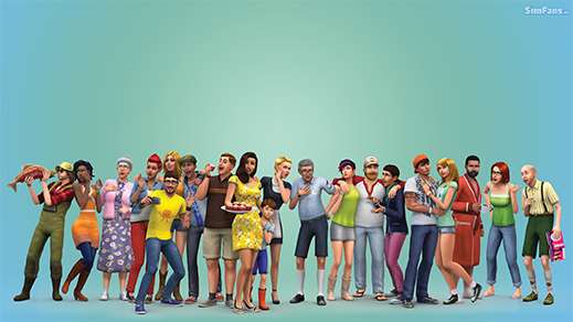 The Sims Munity Wallpaper By Simfans