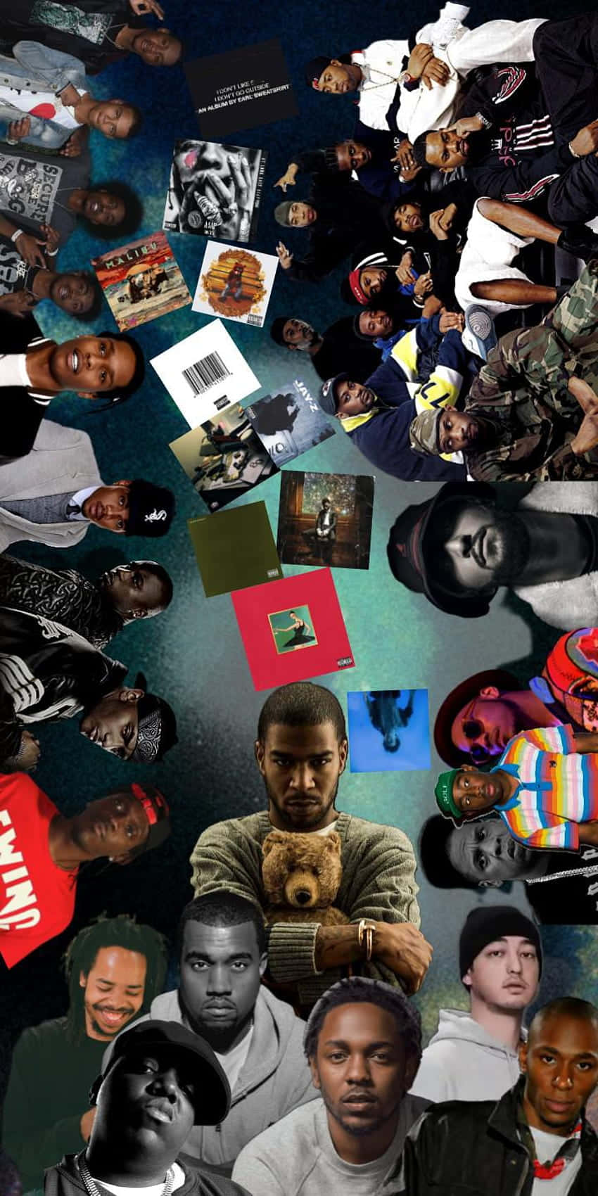 Rapper Collage Wallpaper