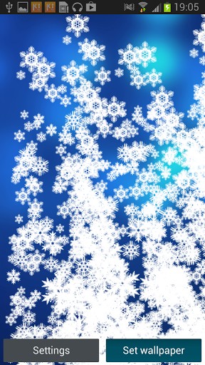 Bigger Snow Live Wallpaper For Android Screenshot