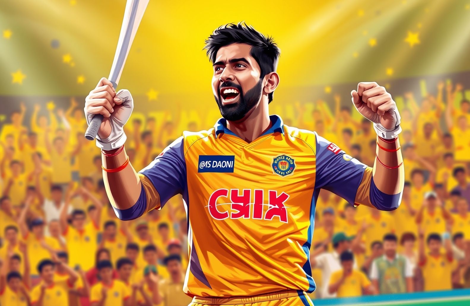 Csk Dhoni Wallpaper