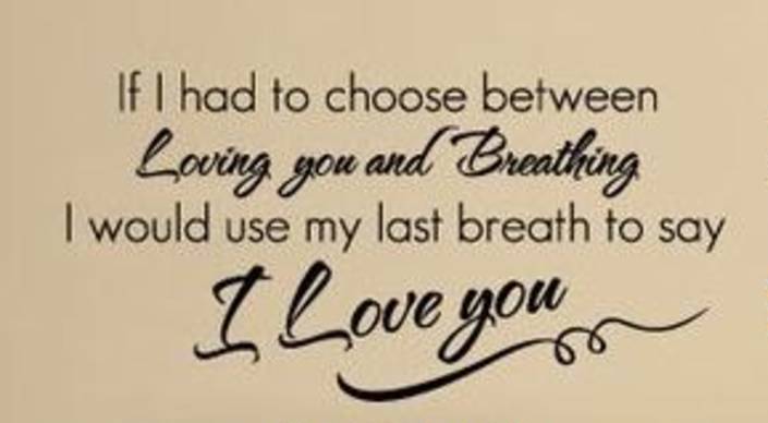 Breathing I Would Use My Last Breath To Say Love You Quote Jpg