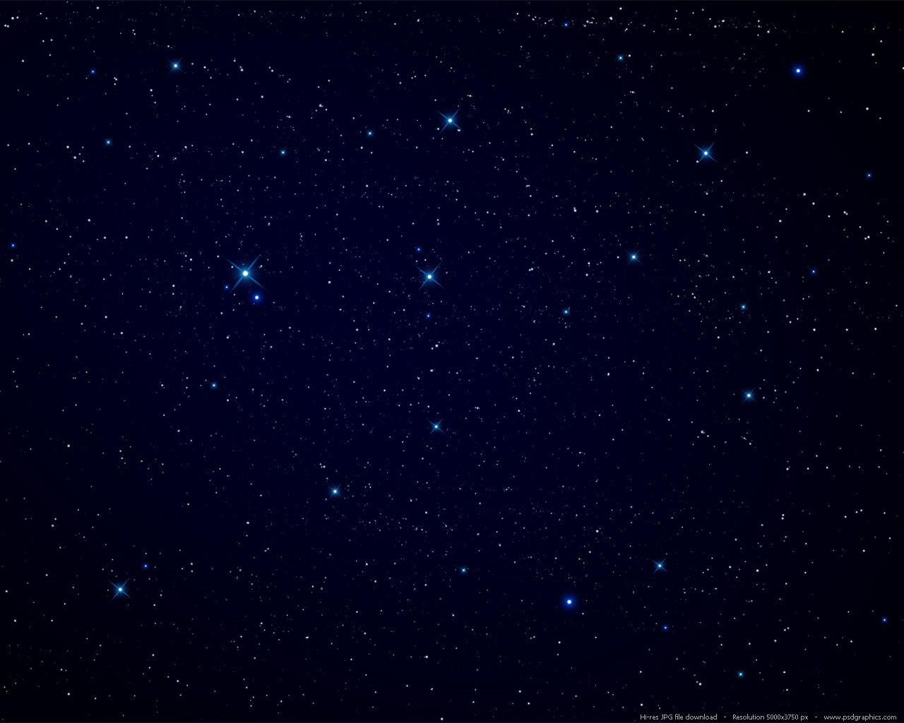Night sky stars background PSDGraphics