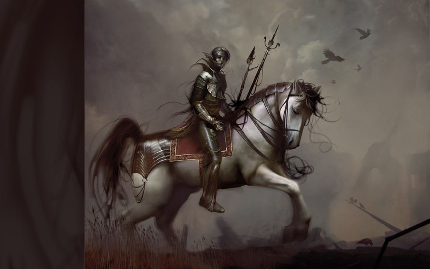 Horses Wallpaper Archive Knight On Horse Fantasy