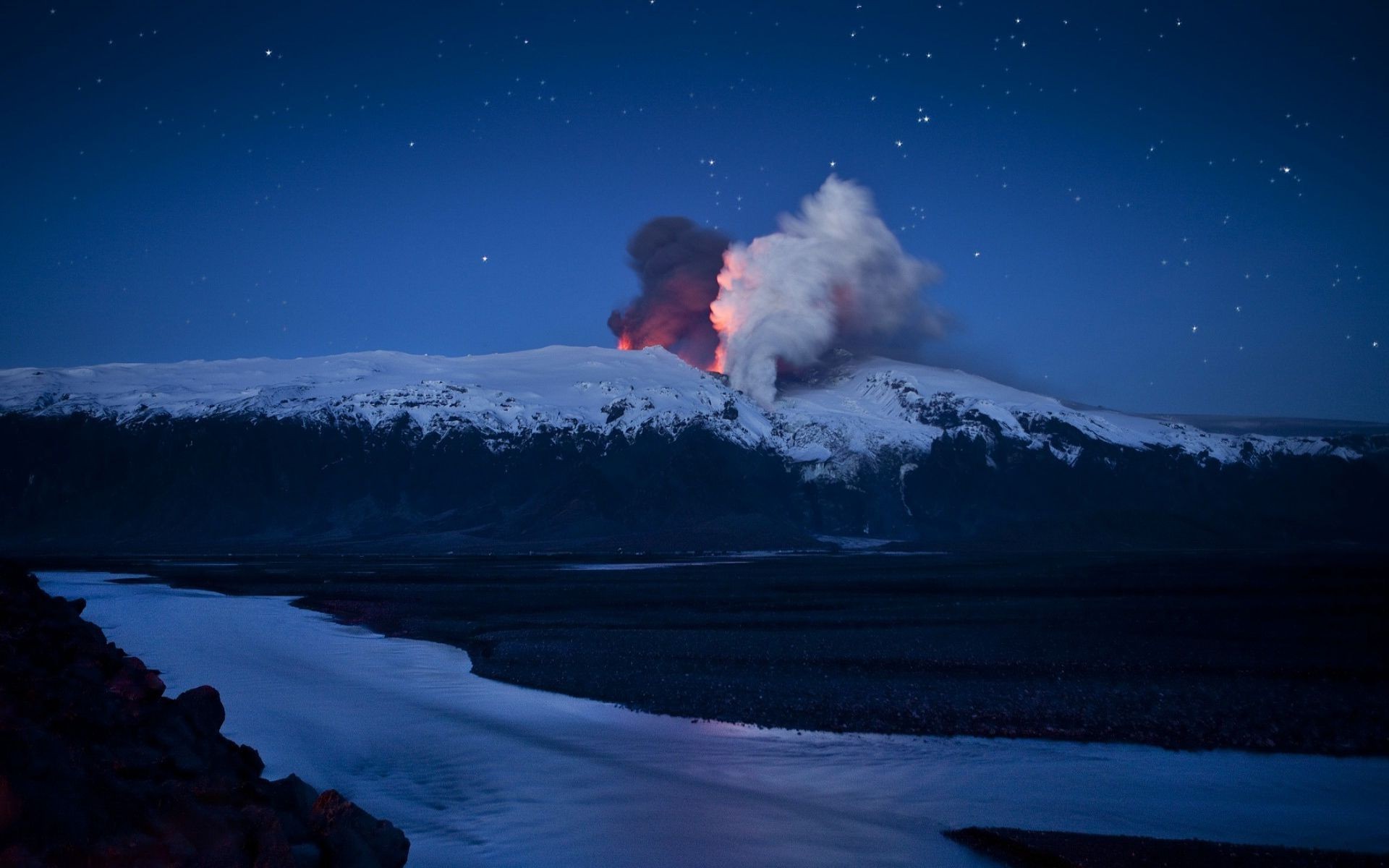 Volcano Eruption Wallpaper