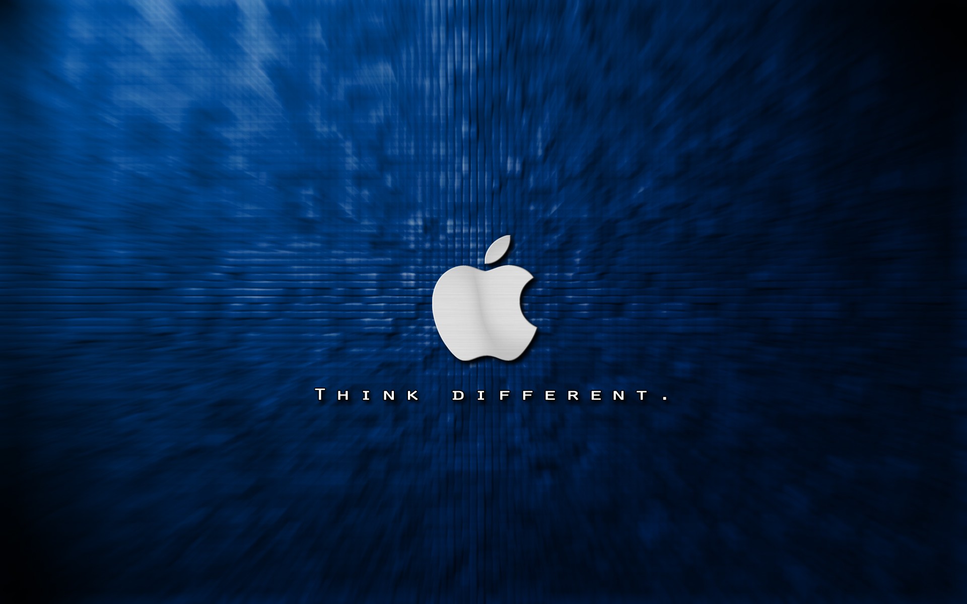 Apple Logo Wallpaper Blue HD Of