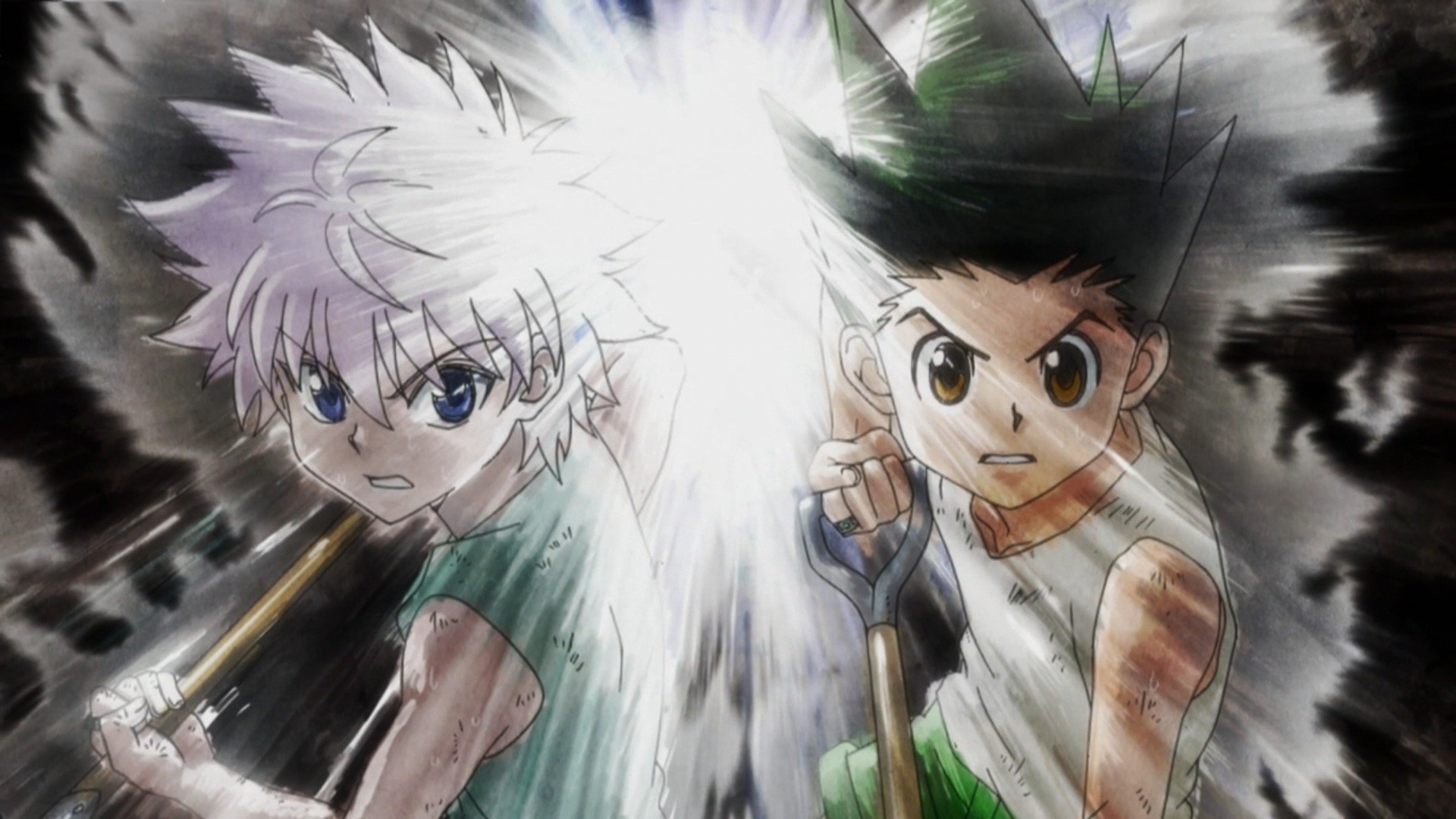 Killua Zoldyck, Anime, Gon Freecss, 1080P, Hunter x Hunter HD Wallpaper