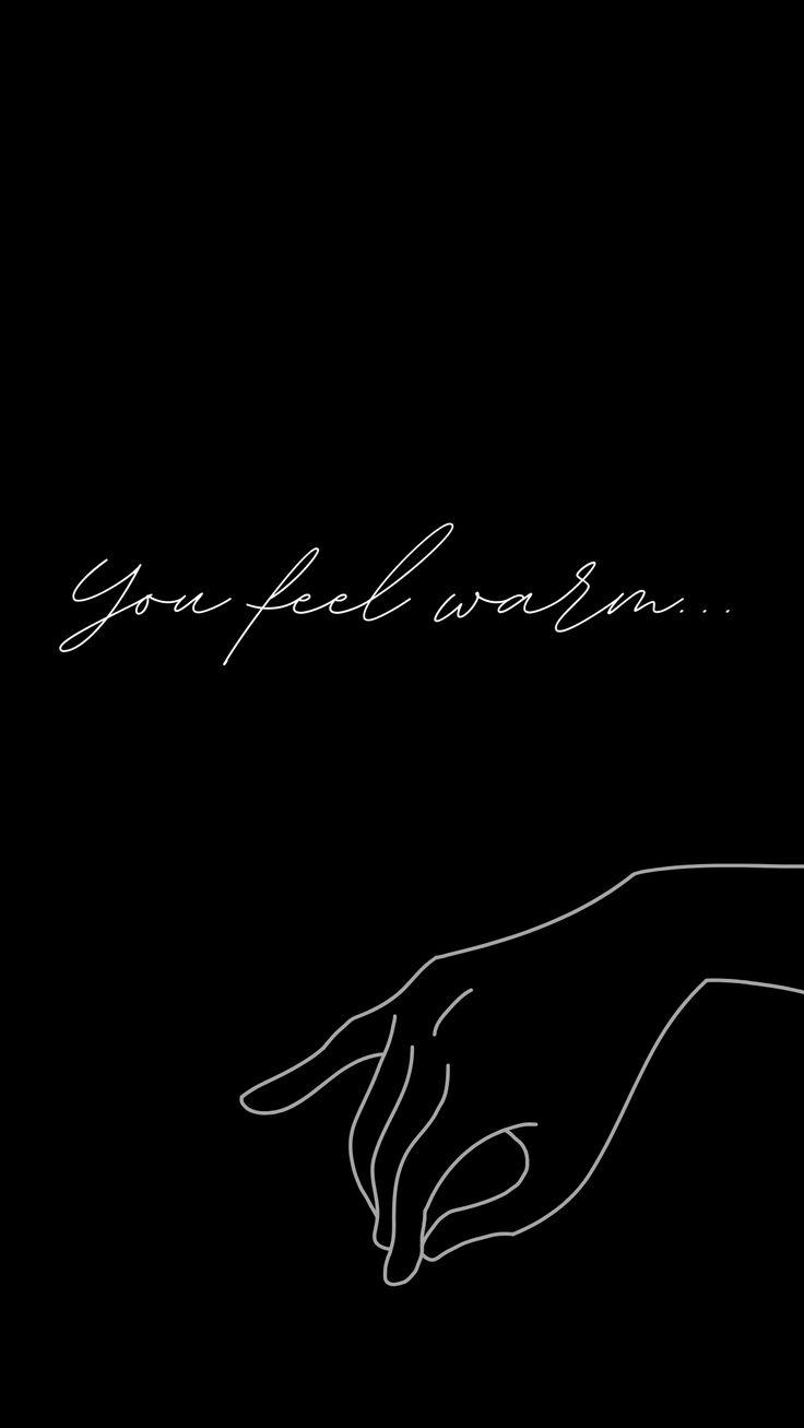 You feel warm aesthetic dark wallpaper for iphone lock screen and