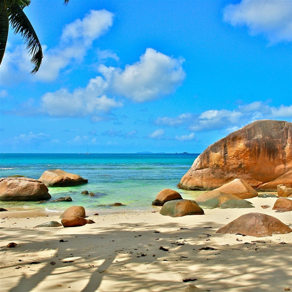 Beach Seychelles iPad Air Wallpaper iPhone