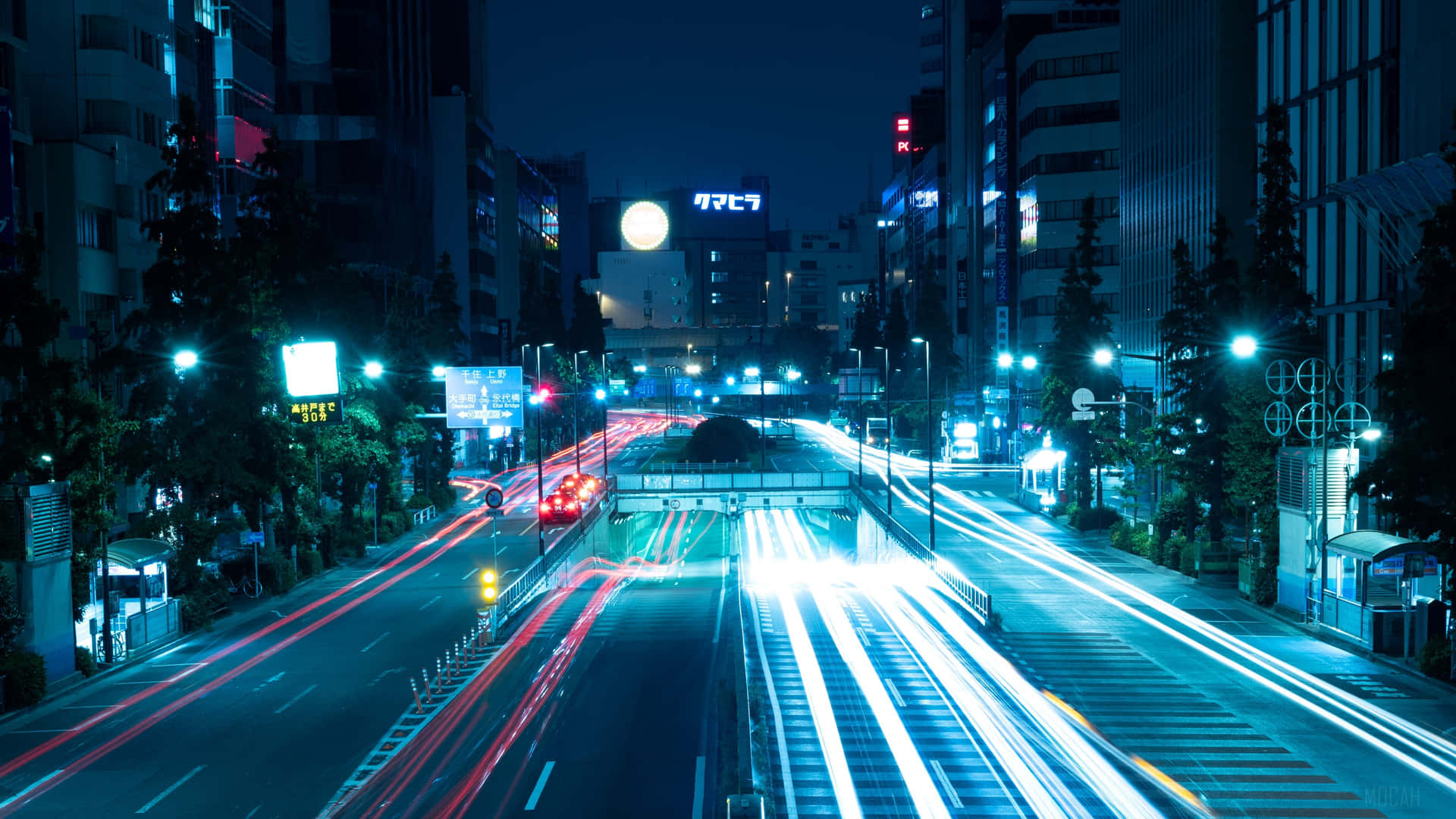 Night Street Wallpaper